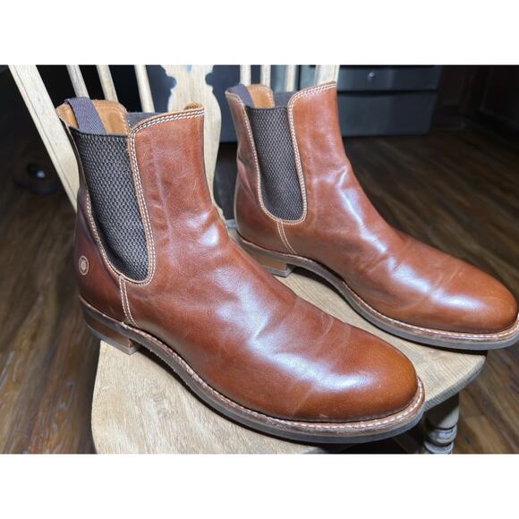 Ranch Road Boots Men’s 13 E (Wide) Brown Leather Chelsea Boots | Made in Spain main image 8